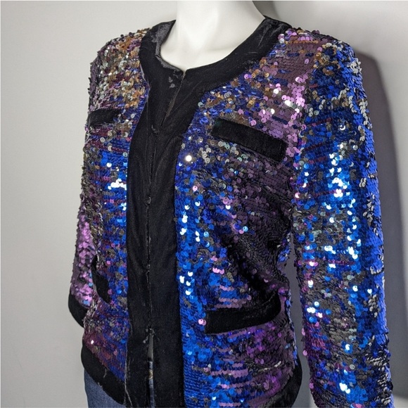 Sequin Multicolor Jacket - Picture 2 of 5